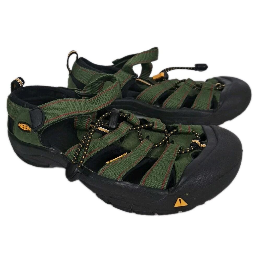 Keen Newport H2 Sandals Dark Green Waterproof Closed Toe Big Kids 4 Outdoor